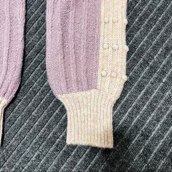 LoveShackFancy Landana Knit Joggers in Muscat Grape Size S NWT - Picture 11 of 14